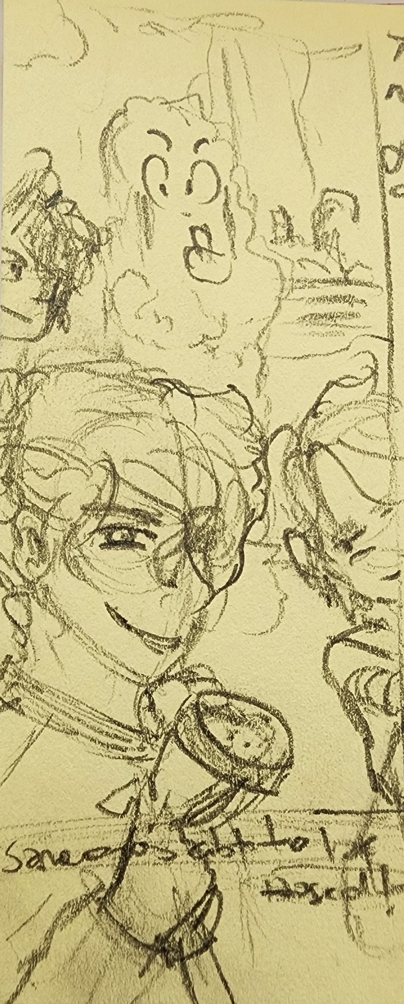 pencil doodle- about to be hosed