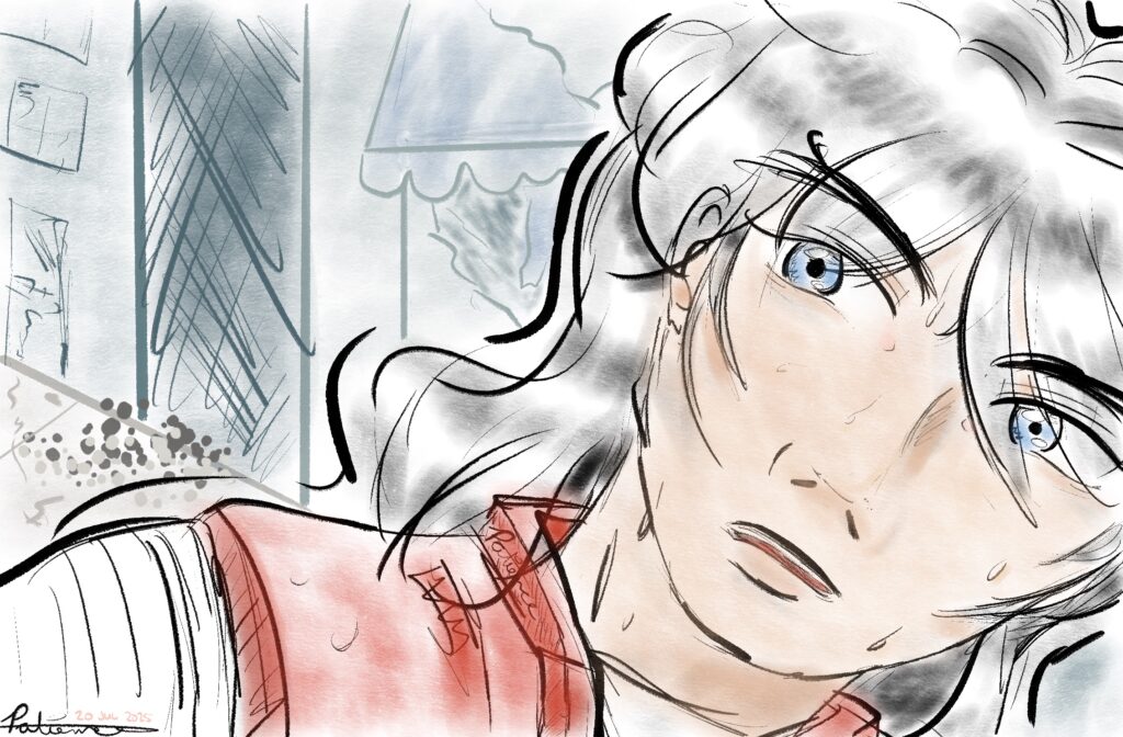 Rekka no Ryo street battle sketch