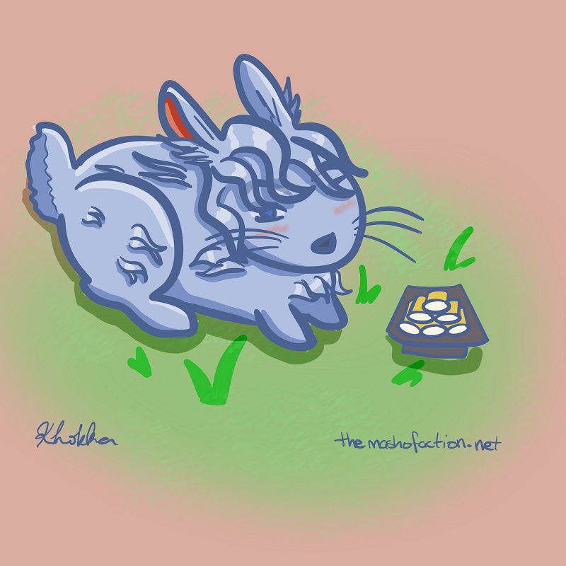 Kuroda Jirougorou as... a bunny.